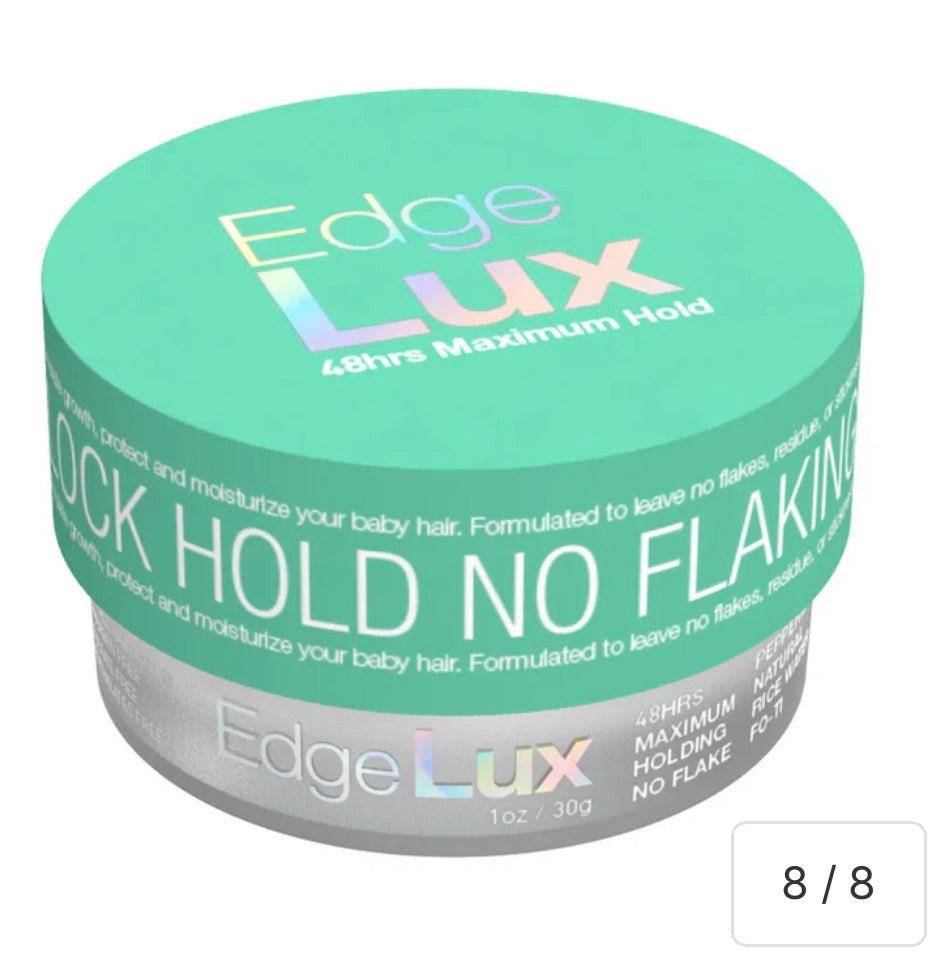 Edge Lux 48 Hour Max Hold Conditioning Hair Gel Tamer 1oz - Peppermint