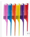 #349 Annie Rat Tail Section Comb Assort Color