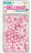 Jellyish Silicone Feeling Hair Beads 14MM - Light Pink #8749