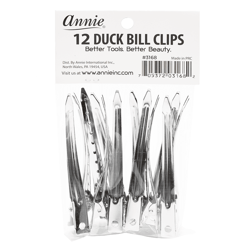 Annie Duck Bill Clips 12Ct