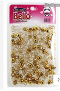 - MEDIUM Beads / LARGE Pack - Metallic Gold / Gold Glitter #38800-G