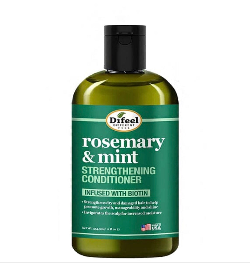 Difeel Rosemary & Mint Strengthening Conditioner 12oz (PC)