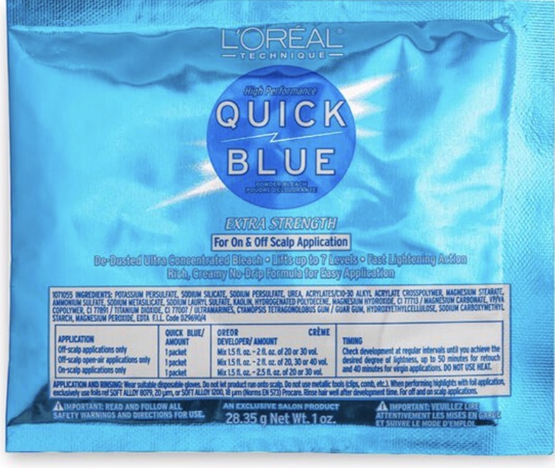 Loreal Quick Blue powder
