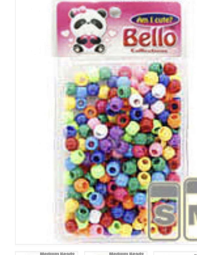 #MEDIUM Beads / LARGE Pack - Assort #38805