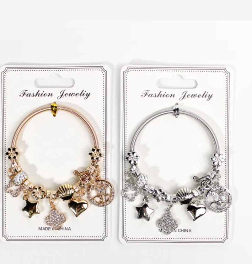 Design Charm Bracelets by the Dozen #XBRC1016