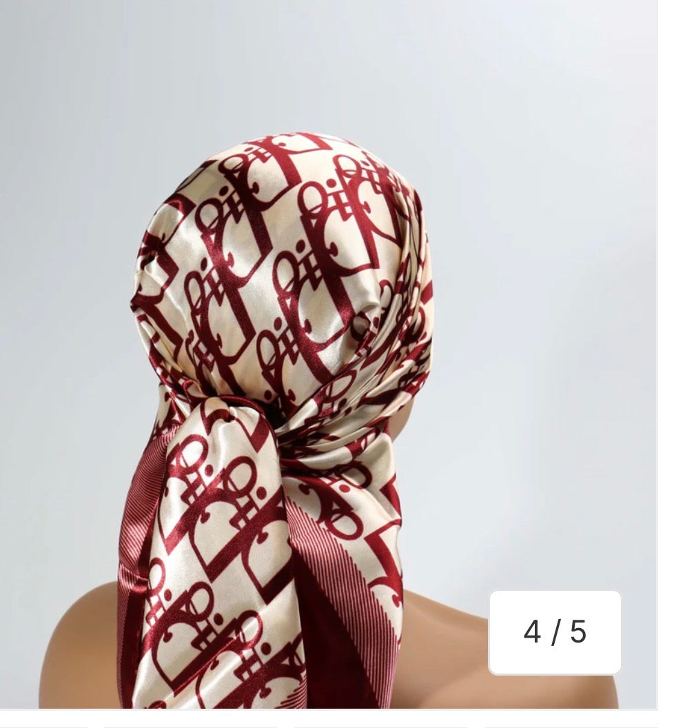 Fashion Designed Head Scarf #DSF9001 (12PC)