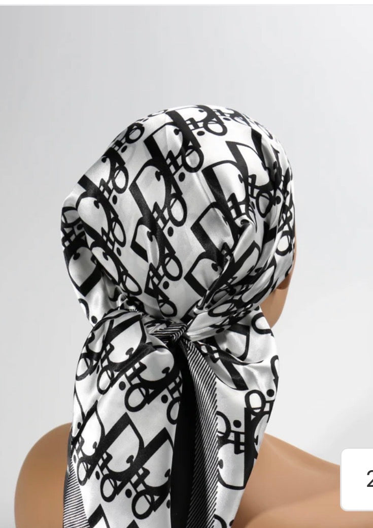 Fashion Designed Head Scarf #DSF9001 (12PC)