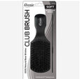 #2120 Annie Soft Wood Club Boar Bristle Brush With Comb 7in
