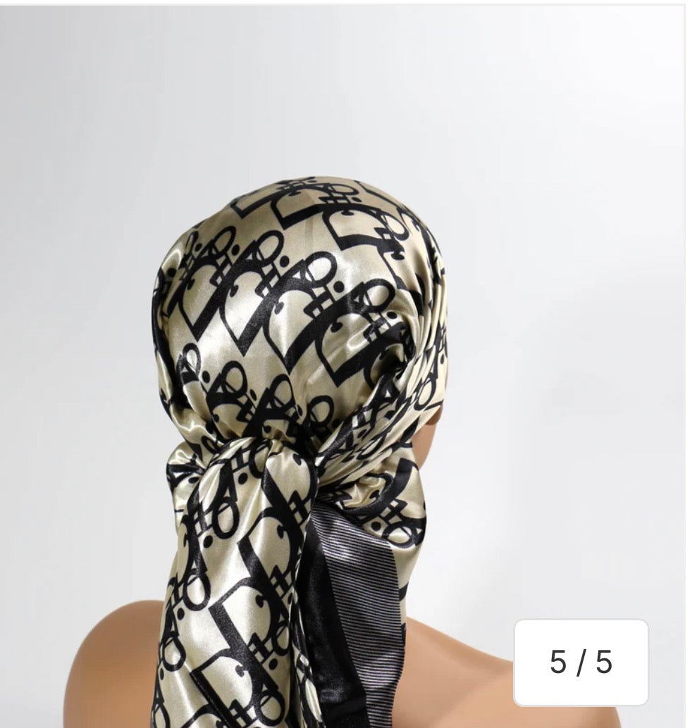 Fashion Designed Head Scarf #DSF9001 (12PC)