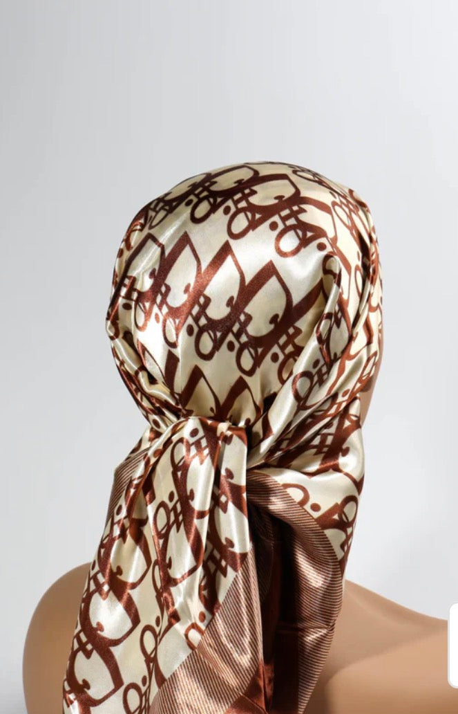 Fashion Designed Head Scarf #DSF9001 (12PC)