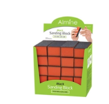 Annie Almine Black Sanding Block Display Grit 100/120/180