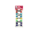 8 Ball 20mm Ponytail Holders Clear Assort