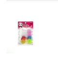 Flower(Sun) Barrette Clear Assort