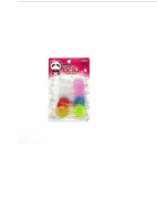 Flower(Sun) Barrette Clear Assort