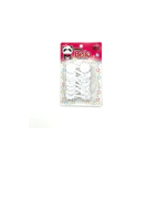 Flower(Sun) Barrette White #23011