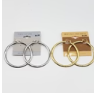 Gold/Silver Hoop Earrings #2350 (PC) - GOLD