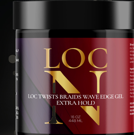 LOC N Twists Braids Wave Edge Gel Extra Hold 16oz