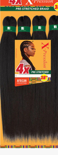 Sensationnel Synthetic 2X X-Pression Pre-Stretched Braid 48" - Color 4