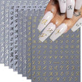 Letter Nail Stickers decals
